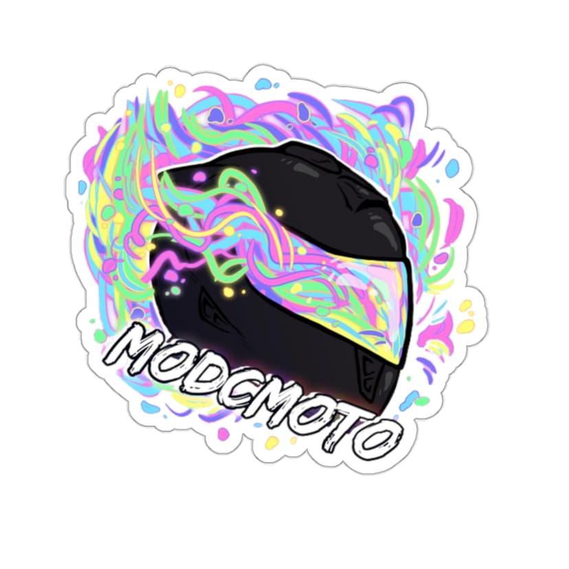 MODCMOTO FLAME STICKER